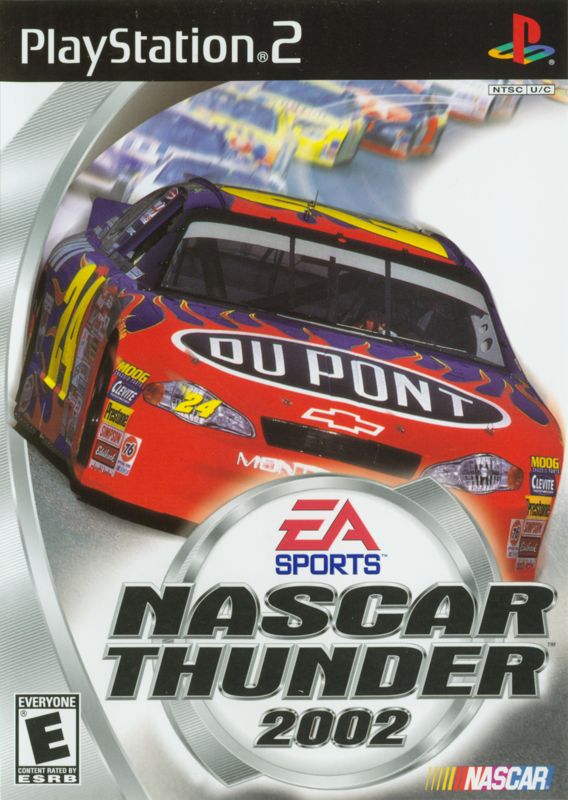 NASCAR Thunder 2002 box art for Playstation 2